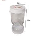 Organizer Storage Jar Glass Pickle Jar with Strainer Flip Leak-proof Wide-mouth Design Food Grade Bpa Free Airtight Olive Kimchi Hourglass Container in Asia Large Capacity Pickle Jar. 