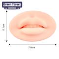 Green forest Lip Tattoo d Ergonomic Open Mouth Silicone Lips Practice Skin. 