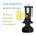 HJG Led Headlight Bulb H1 to H5 Fitting 45 Watt LED Headlight Kit Lamp Mini Projector Lens with Fan Cooling Hi/Lo Beam Bulb. 