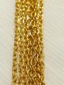 Elegant Gold/Silver Color Chain 5/10 Yards (Gaz) 3mm for DIY Jewelry Making, DIY Crafts & Art Supplies. 