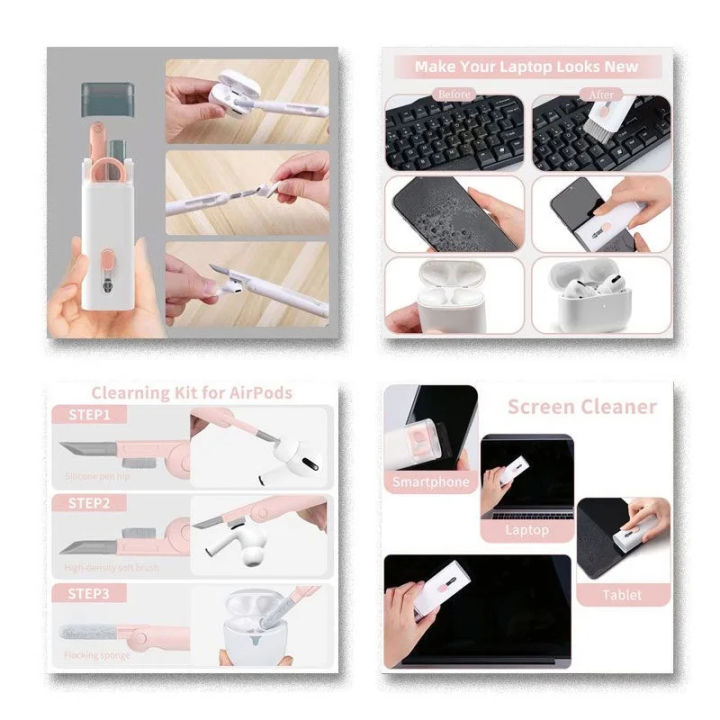 7-in-1%20Keyboard%20Cleaning%20Kits%20Airpods%20Cleaner%20Headset%20Pen%20Laptop%20Screen%20Bluetooth%20Earphones%20Cleaning%20Set%20-%20Image%203