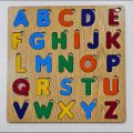 ABC| Puzzle Board Wooden And acrylic ABCD Early Childhood English learning Educational Toy | Colorful Preschool 3D Board | Learning Cognition Letters | Early Development Toy. 