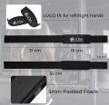 OCBA Wrist Straps Wraps for Weightlifting Heavy Duty Wrist Wraps Cotton Padded Gym Wrist Supports Bodybuilding Powerlifting Fitness Grips One Size Fits All with Thumb Support. 