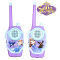 Princess Sofia Walkie-Talkie Pair Set For Kids - Range Upto 50cm - Battery Operated - Purple. 