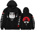 Anime Naruto Itachi Figures Hoodies Akatsuki Red Cloud 3D Print Pullover Sweatshirt Female Battle Tracksuit Casual Outerwear Men. 