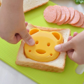 Kids Bento Sandwich mold Cutter Cartoon Animal Bear Bread Cutter Make DIY Pancakes for Bento Boxes. 
