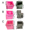 Small House Stairs Shaped Cement Pots Silicone Mold Nordic Style Stairs Type Flower Vase Mould. 