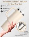 Coffee cup| coffee mug | coffee cup girls | Stainless Steel Tumbler Cup with Lid Straw 30 Oz Double Wall Vacuum Flask Insulated Cup Drinking Thermoses Coffee. 