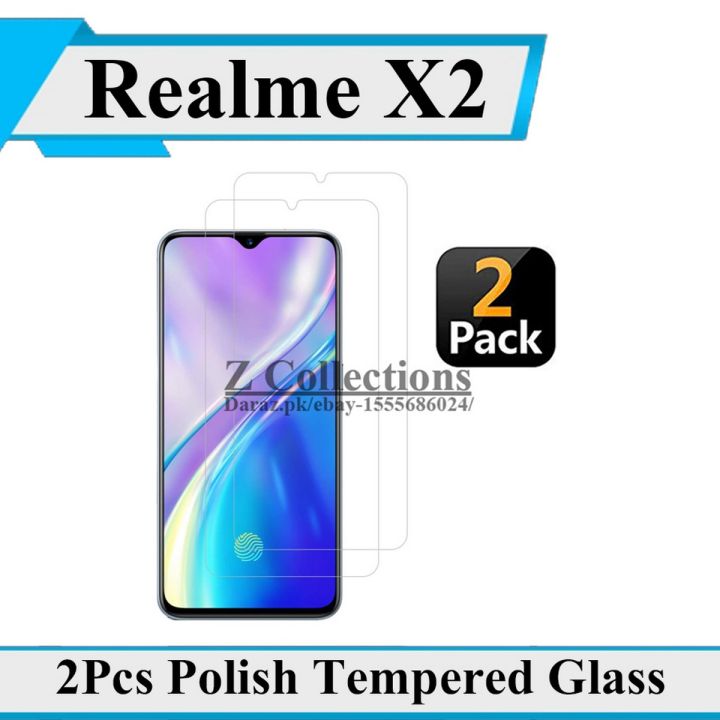 2Pcs Realme X2 Tempered Glass Screen Protector Premium High Quality Polish Glass For Realme X2