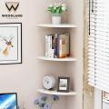 Wood land Corner Shelf Kitchen shelf Wall Shelf Wall-mounted Display Storage Organizer Rack for Living Room. 