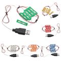 Universal Diy Led Lighting Brick Kit Moc Toy Bricks Toy With Usb Port 6 Color Lighting Kit. 