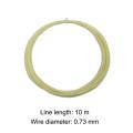 FG 18LBS～26LBS Badminton String High Elasticity Wear Resistance Badminton Racquet Replacement Line 0.73MM*10M #426353. 