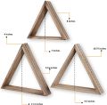 Wall Mount Triangle Wooden Box Geometric Floating Shelf Display your Photos, Cosmetics wood Wall Mounted shelves | Storage Racks | wooden shelf for wall | wooden shelves for wall |. 