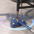 Twist n Squeeze Triangle Shape Extendable Microfiber Mop For Floor | Adjustable Triangular Cleaning Mop Twisting 360° Rotating. 