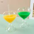 10oz Glass Cartoon Drinks Glassware for Kitchen Home Party. 