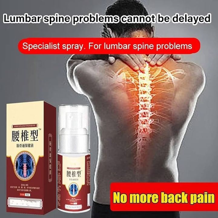 🌿 Lumbar Pain Relief Herbal Cold Gel Spray | Cervical Spine & Joint ...
