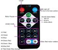 Q06 Aurora Light Projector Northern Light Projection Galaxy Lamp, Remote Control, Multiple Light Modes, Dreamy Indoor Atmosphere Light, Gift For Birthdays Various Festivals, Black. 