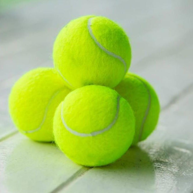 Pack%20of%204%20Light%20Green%20Tennis%20Ball%20/%20Soft%20Rubber%20Ball%20for%20Play%20Cricket%20-%20Image%204