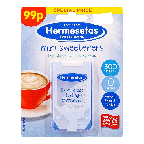 Hermesetas Mini Sweetener Zero Calories 300 Tablets Pack