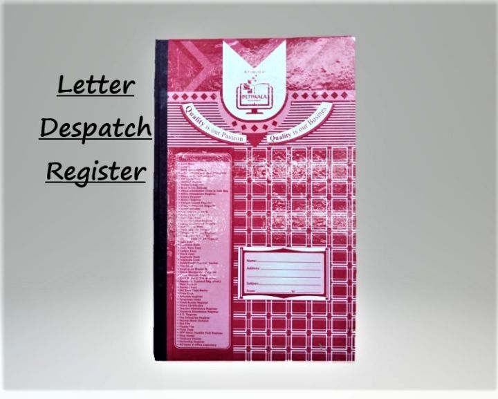 Petiwala%20%E2%80%93%204Q/6Q%20Letter%20Despatch%20Register%20/%20Letter-Out%20Register%20/%20Letters%20Entry%20Record%20Register%20%E2%80%93%20High%20Quality%2070%20gsm%20Imported%20Indonesian%20Paper%20with%20Strong%20Thread%20Binding%20-%20Image%202