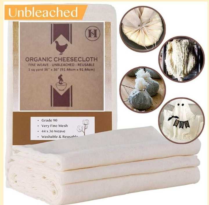 11 Yards-Cheese Cloth for Multipurpose Use in Kitchen, Straining and Skin Cleansing