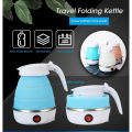 Fast Water Boiling 600 ml Portable Kettle Travel Kettle Foods Boils Quickly Silicone Small Collapsible Foldable Electric Sports Bottles Home appliances. 