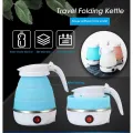 Fast Water Boiling 600 ml Portable Kettle Travel Kettle Foods Boils Quickly Silicone Small Collapsible Foldable Electric Sports Bottles Home appliances. 