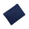 Pocket Size Blue Doted Leather Wallet. 