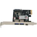 Usb 3.1 Type C Pcie Expansion Card Pci-E To 1 Type C And 2 Type A 3.0 Usb Adapter Pci Express Controller Hub For Desktop Pc. 