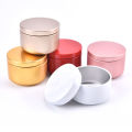 Candle Tin Round Metal Tin Box Candle Tin Aluminum Jar Storage Candle Travel Tin. 
