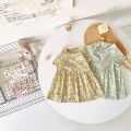Sanlutoz Floral Baby Girls Dress Summer Short Sleeve Holiday Casual Kids Girls Dresses Clothing. 