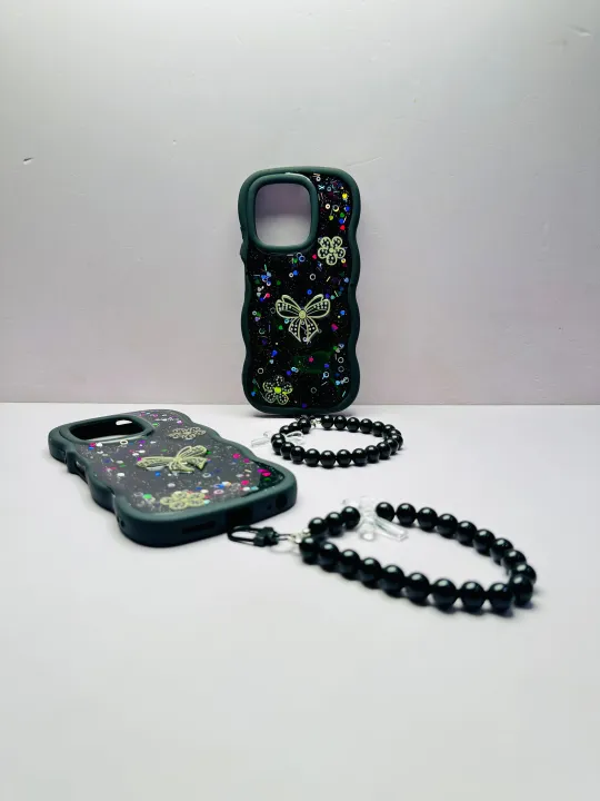 Infinix%20Smart%209%20/%20Smart%209%20HD%20%20Back%20Cover%20For%20Girls%20-%20Wavy%20Case%20With%20Fancy%20Key%20Chain%20-%20Mobile%20Charm%20Cover%20-%20Chain%C2%A0bracelet%C2%A0Case%20-%20Image%205