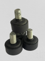 Pack Of 4 Pcs. 1Inch Rubber Stoppers adjustable Bolt  Round High Quality. 