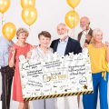 Vibrant Jumbo Retirement Card Creative Shape Extra Large Size Perfect Party Decoration Guest Book Bright Colors. 
