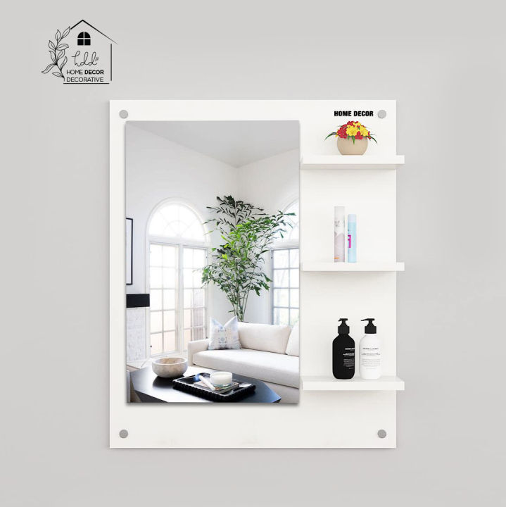 Unique%20Wooden%20Wall%20Mounted%20Dressing%20Mirror%20for%20Wall%20Decor%20Dressing%20Wall%20Mirror%20with%20Shelves%20by%20Home%20D%C3%A9cor%20Decorative%20-%20Image%203
