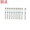 10 Stks/doos Tandheelkundige Kliniek Hoge Snelheid Boren Diamant Polijsten Shank 1.6Mm Boor Tanden Whitening Br Serie. 