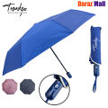 TRENDZIO Outdoor Travel Umbrella Automatic Open Close Water Repellent Fabric Folding Umbrella for Men Women. 