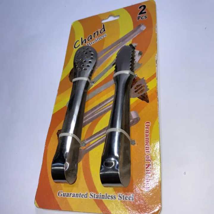 Serving%20Food%20Tongs%20Chimta%20BBQ%20Chimta%20Ice%20Chimta%20BBQ%20Tong%20Ice%20Tong%20Steel%20Stainless%20Steel%20Food%20Serving%20Tong%20Pack%20Of%202%20-%20Image%203