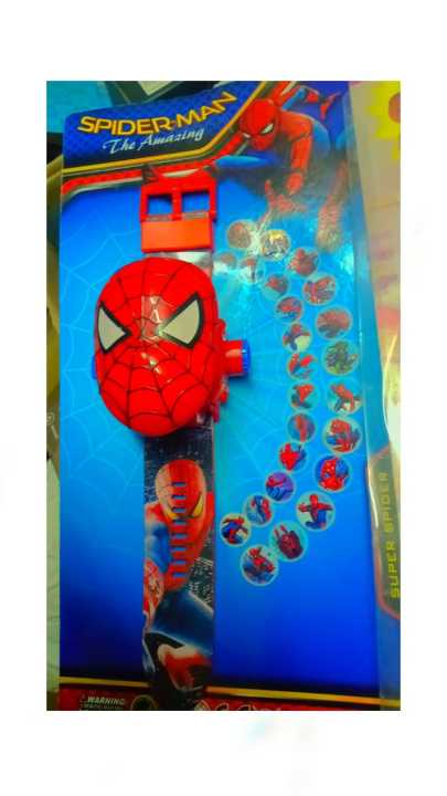 Spiderman%20Watch%20Digital%2024%20Images%20Automatic%20Projector%20Toy%20Watch%20for%20Kids%20School%20Boys%20&%20Girls%20Spider%20Man%20Disney%20Character%20Digital%20Wrist%20Watch%20for%20Children%20-%20Image%203