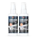 Pack of 2 - Rust Remover & Chrome Cleaner & Shiner Spray Chrome Restorer For Bike & Cars Multi Purpose Use Sanitary Taps Cleaner NF MART. 
