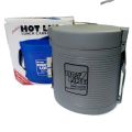 Hotline 2 Layer Insulated Travel Lunch Box with Raita and Salad Box, Keeps Food Hot, Ideal for Office and Travel. 