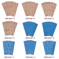 63 Pieces Wet and Dry Sandpaper 1000 -10000 High Grit Sanding Sheets Assortment 9 x 3.6 Inches Abrasive Paper. 