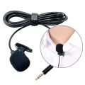 3.5mm External Clip On Collar Mic | Omni-directional | Clear Audio Recording | Microphone With Collar Clip | For PC & Laptop. 