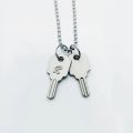 NANA Nanjing Lock Necklace Fashion Girl SID Original Matte Punk R Lock Couple Sweater Chain. 