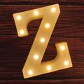 LED Alphabet letter Z Lights Alphabet Light Up Marquee Letters Sign for Night Light Wedding Birthday Party Battery Powered​. 