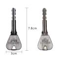 SF 2Pcs Magic Trick Toy Folding Key Thru Bottle Or Ring Penetration Magic Crossing Show Props Magic Joke Toy Easy To Play #308888. 