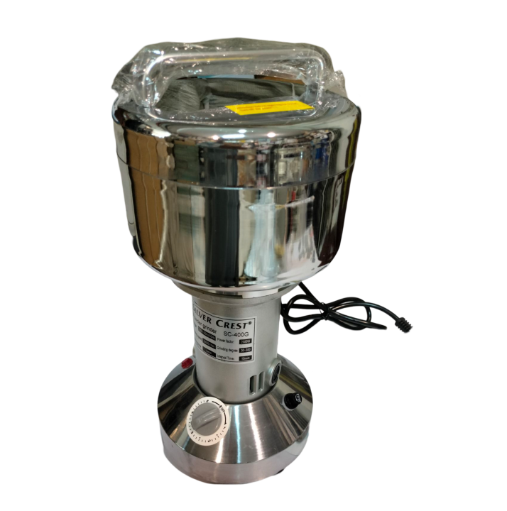 Silver Crest Heavy Grinder for Cereal, Grain, Spice Powder Grinder Machine 350 Grams, Imported