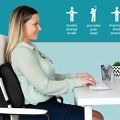 High Quality Cooling Gel Lumbar Support Cushion/ Back Rest Lumbar Support Seat Cushion with Memory Foam & Cooling Gel. 