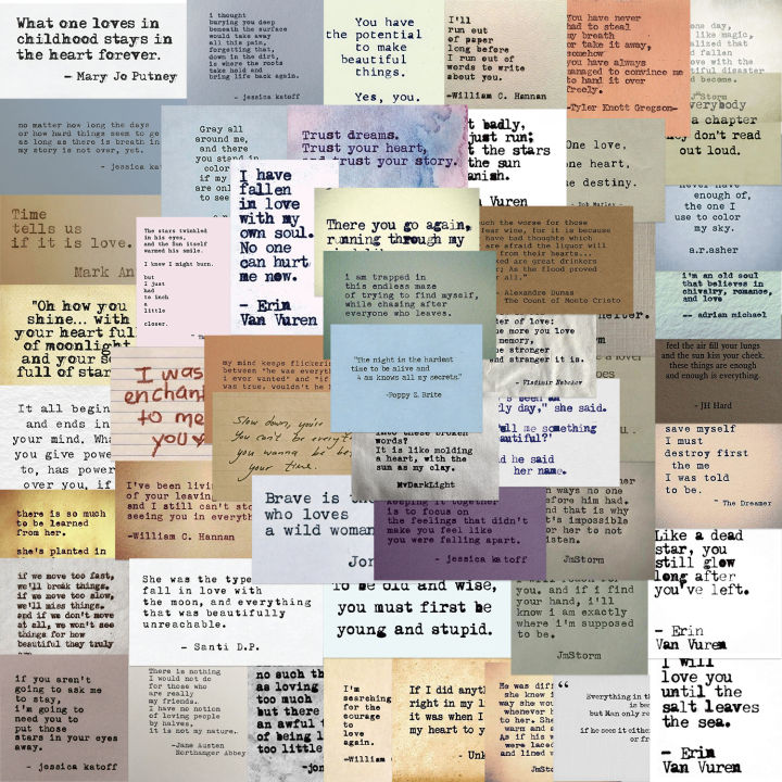 60PCS Famous Quotes Retro Philosophy Stickers Vintage Decals For DIY Kids Notebook Luggage Motorcycle Laptop Refrigerator