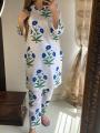 Smars Fashion  stitched block printed 2pc dress. 